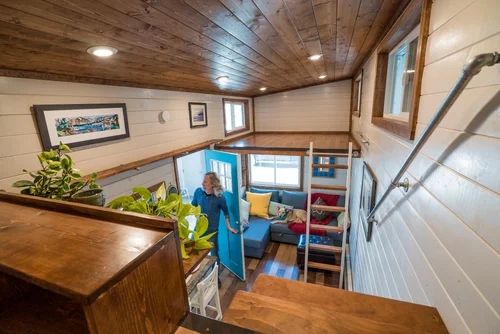 Double loft tiny house